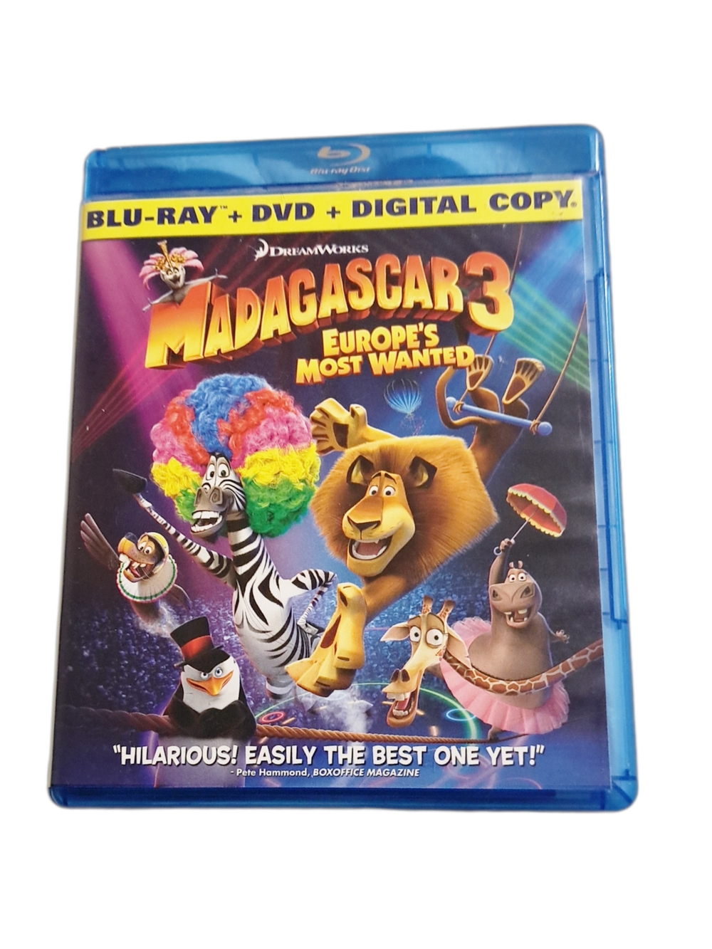 Madagascar 3: Europe's Most Wanted Blu-ray 2-Disc Combo